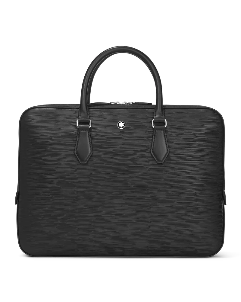 Montblanc 4810 schmale Dokumententasche - Schwarz - MB130912 - Dokumententaschen Schwarz