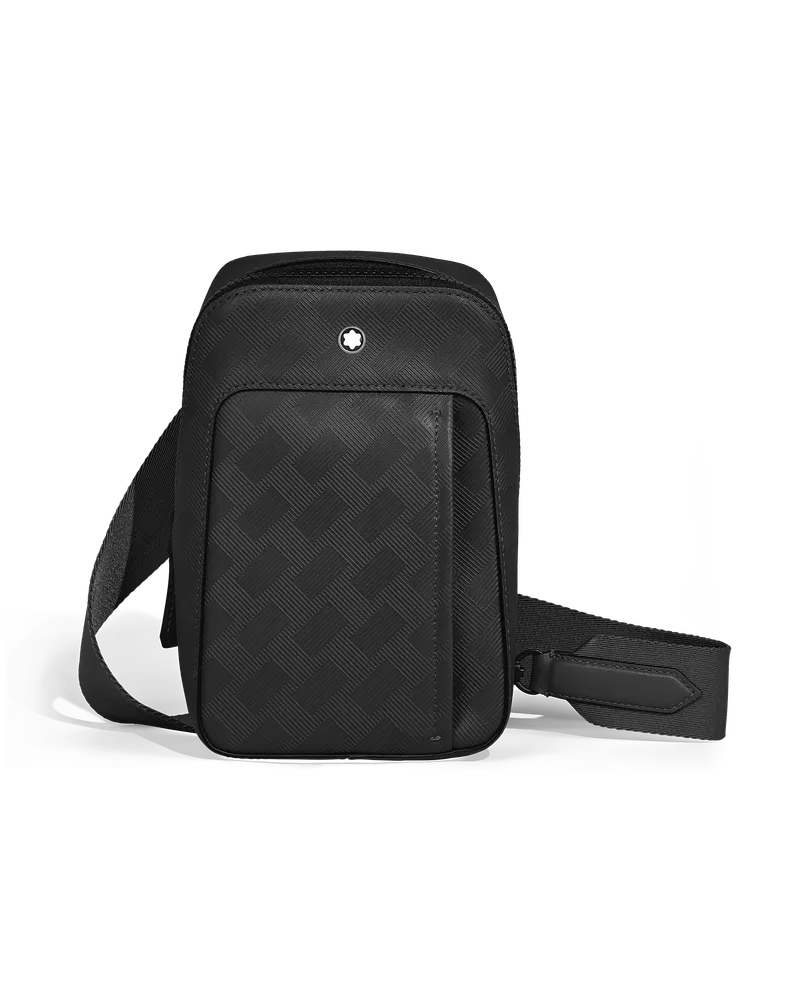 Montblanc Kleine Umhängetasche Montblanc Companion - Schwarz - Leder - MB223001 - Sling Bags Schwarz