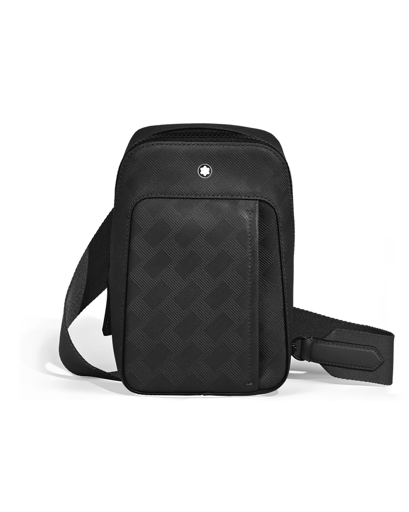 Montblanc Kleine Umhängetasche Montblanc Companion - Schwarz - Leder - MB223001 - Sling Bags Schwarz