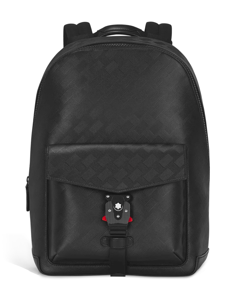 Montblanc M-Lock Rucksack - Schwarz - Leder - MB129965 - Rucksäcke Schwarz