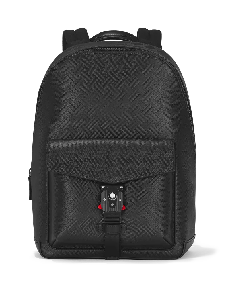 Montblanc M-Lock Rucksack - Schwarz - Leder - MB129965 - Rucksäcke Schwarz