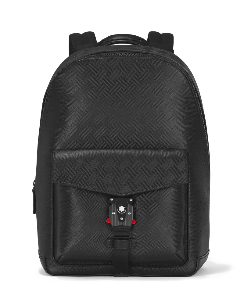 Montblanc Extreme 3.0 Rucksack mit M LOCK 4810 Schließe - Schwarz - Leder - MB129965 - Rucksäcke Schwarz