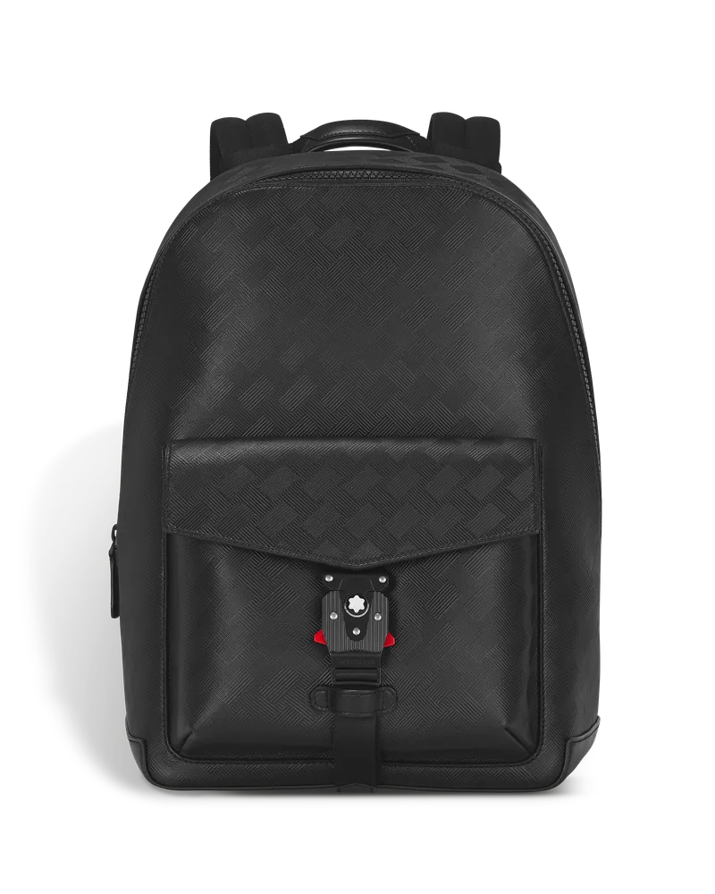 Montblanc M-Lock Rucksack - Schwarz - Leder - MB129965 - Rucksäcke Schwarz