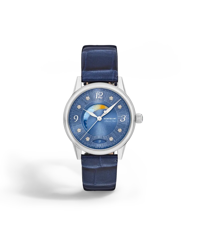 Montblanc Montblanc Bohème Day & Night Blau - Stahl - MB133310 - Uhr Blau