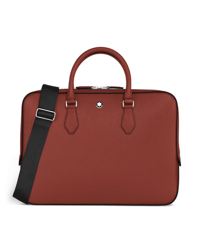 Montblanc Flache Schreibmappe aus Sartorial Leder - Red Oak - Leder - MB222923 - Dokumententaschen Red