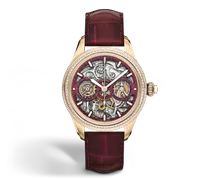 Minerva The Unveiled Secret Limited Edition - 18 Exemplare - Weinfarben - Roségold - MB136384 - Uhr