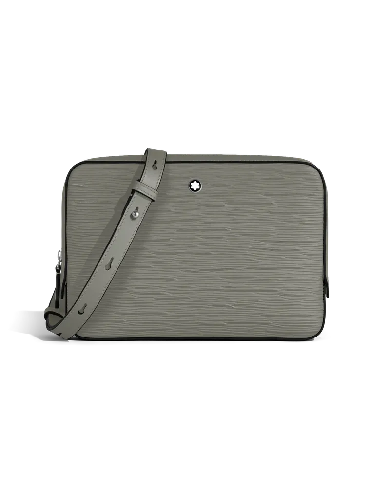 Montblanc 4810 Mini Messenger Bag - Mittelgrau - Leder - MB199328 - Messenger Bags Mittelgrau