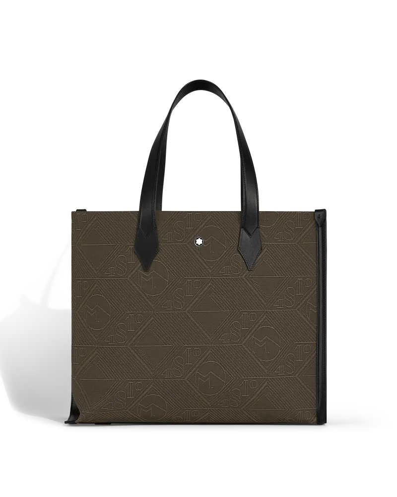Montblanc Tragetasche aus 4810 Jacquard - Khaki - Stoff und Leder - MB220258 - Tragetaschen Khaki