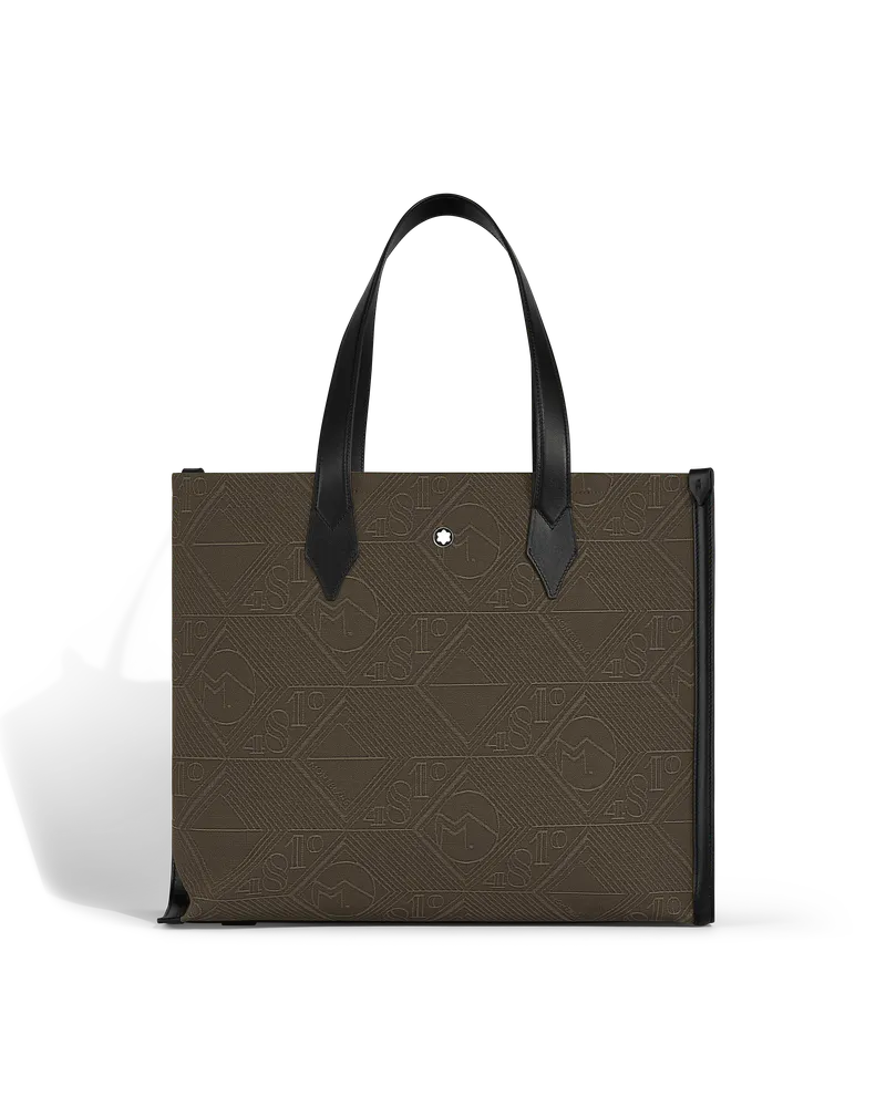 Montblanc Tragetasche aus 4810 Jacquard - Khaki - Stoff und Leder - MB220258 - Tragetaschen Khaki