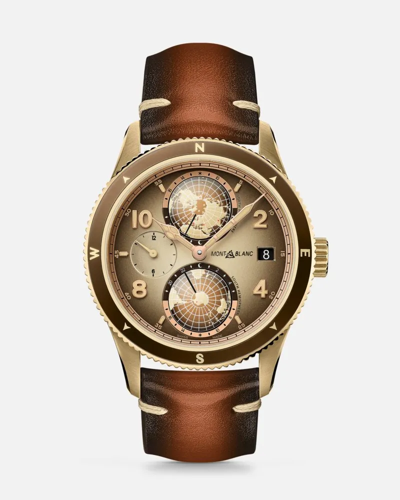 Montblanc Montblanc 1858 Geosphere Limited Edition – 1858 Exemplare - Armbanduhren - Braun Braun