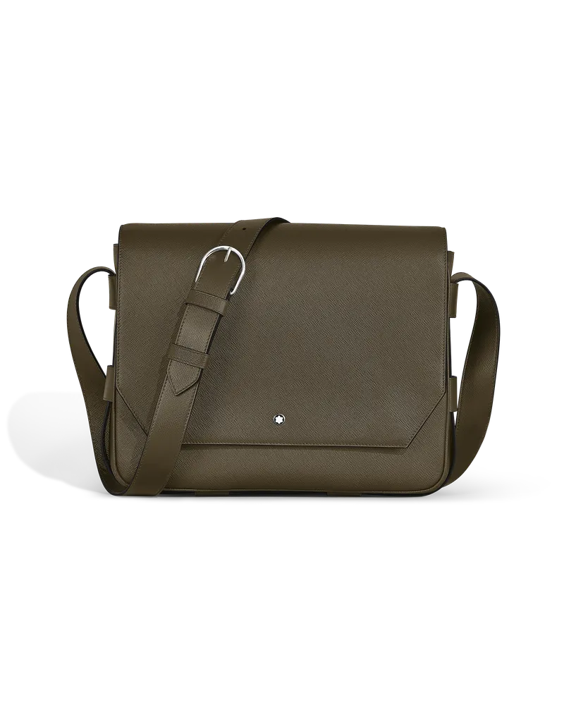 Montblanc Messenger Bag aus Sartorial Leder - Khaki - Leder - MB221580 - Messenger Bags Khaki