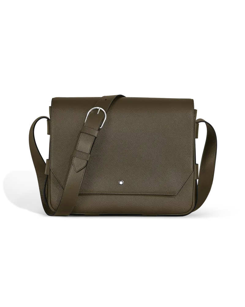 Montblanc Messenger Bag aus Sartorial Leder - Khaki - Leder - MB221580 - Messenger Bags Khaki