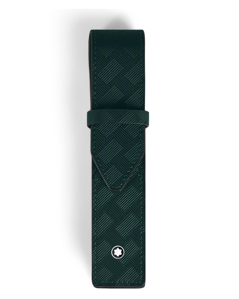 Montblanc Extreme 3.0 Etui für ein Schreibgerät - British Green - Leder - MB199816 - Schreibgeräteetuis British