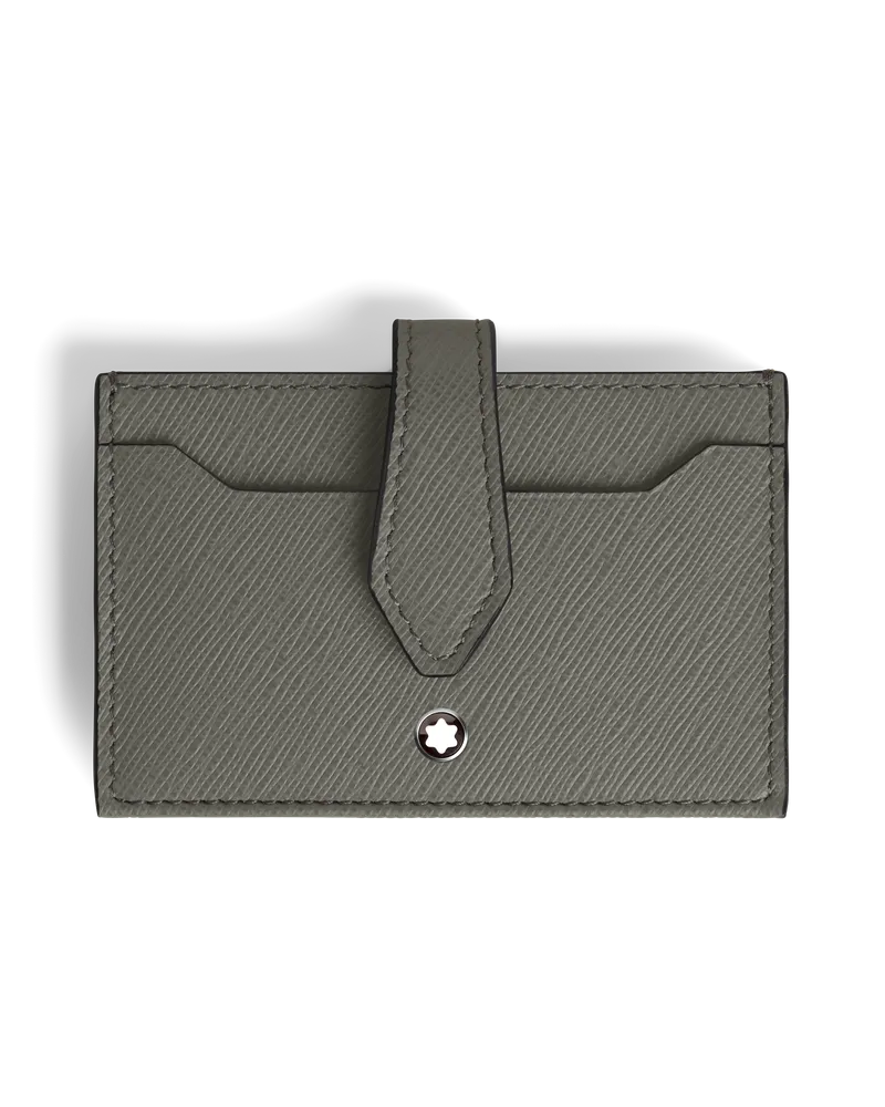 Montblanc Sartorial Kartenetui 5 cc - Mittelgrau - Leder - MB199381 - Kartenetuis Mittelgrau