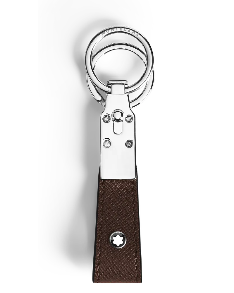 Montblanc Schlüsselanhänger mit Schlaufe aus Sartorial Leder - Ebony colour - Leder - MB223073 - Schlüsselringe & Schlüsseletuis Ebony