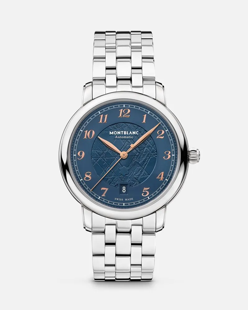 Montblanc Montblanc Star Legacy Automatic Date 39mm Limited Edition - 1786 Exemplare - Armbanduhren - Blau Blau