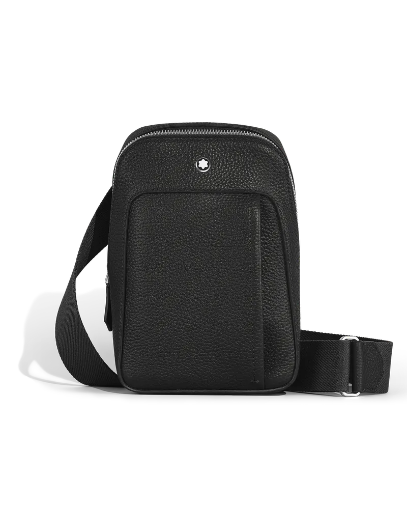 Montblanc Kleine Umhängetasche Montblanc Companion - Schwarz - Leder - MB220203 - Sling Bags Schwarz
