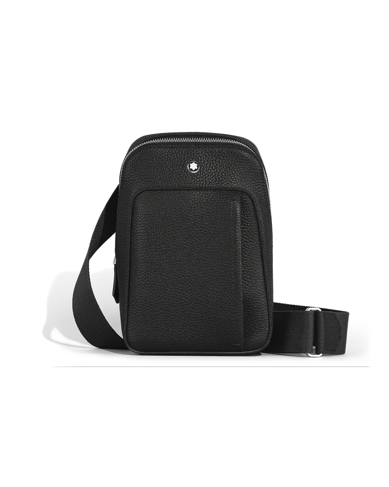 Montblanc Kleine Umhängetasche Montblanc Companion - Schwarz - Leder - MB220203 - Sling Bags Schwarz