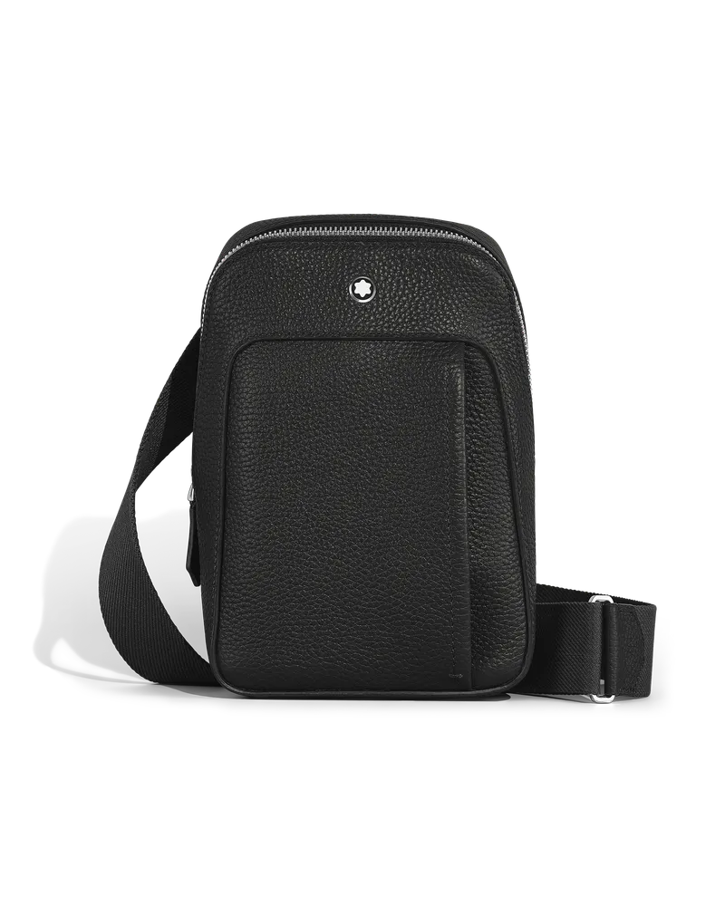 Montblanc Kleine Umhängetasche Montblanc Companion - Schwarz - Leder - MB220203 - Sling Bags Schwarz
