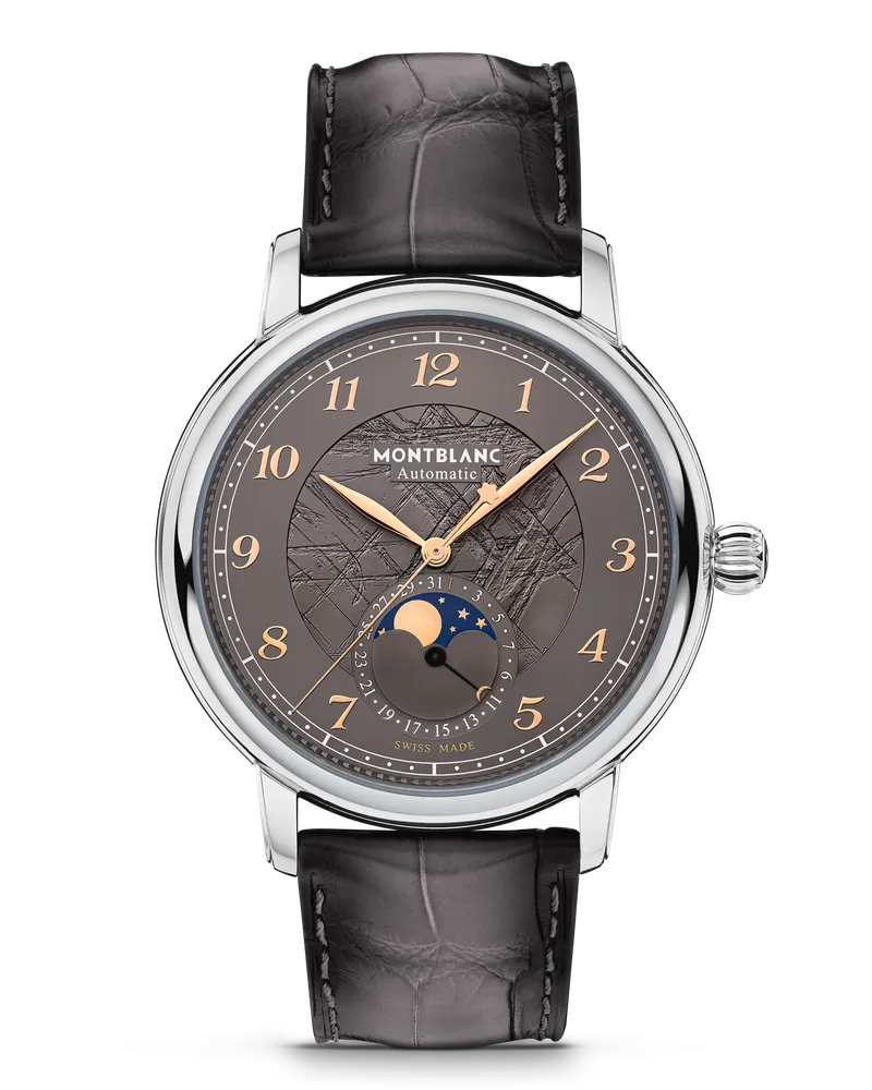 Montblanc Montblanc Star Legacy Moonphase 1786 Exemplare - Grau - Stahl - MB130959 - Uhr Grau