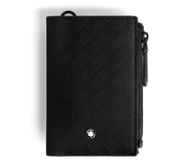 Mini Brieftasche Vertikal 6 cc aus Extreme Leder - Schwarz - Leder - MB199444 - Brieftaschen
