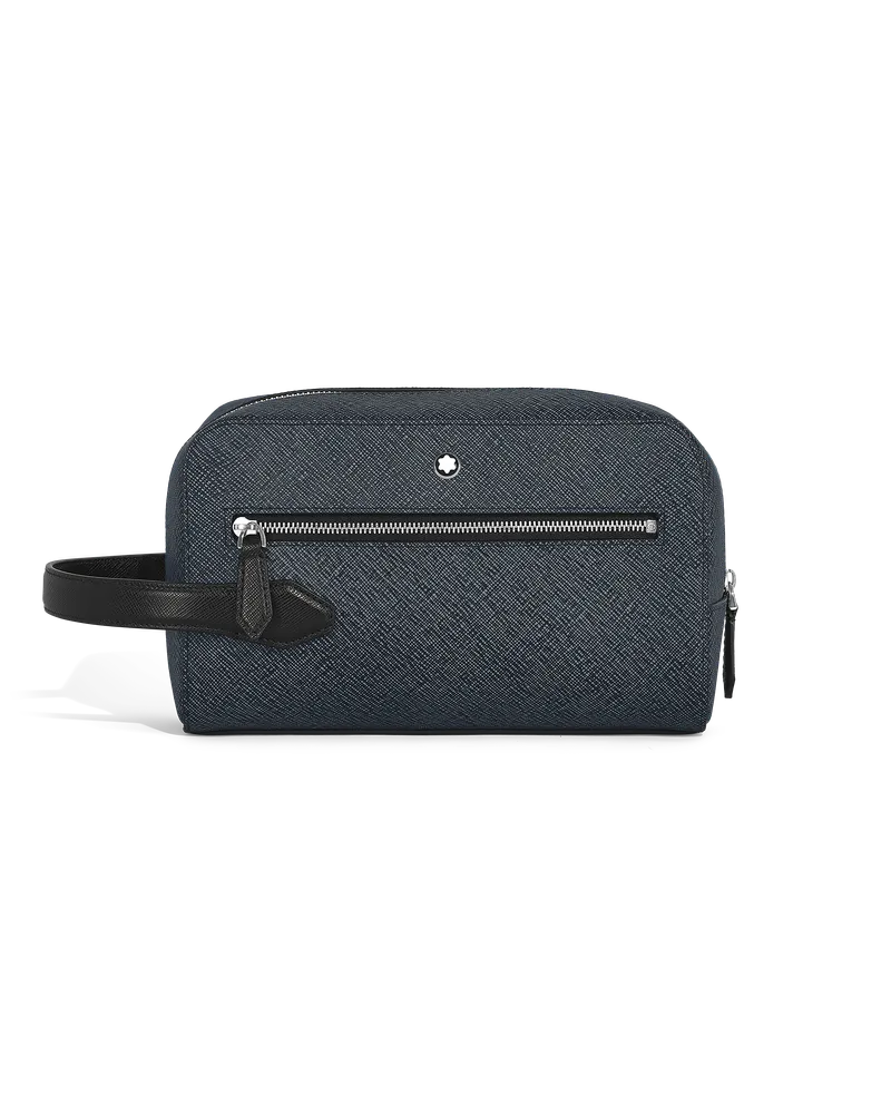 Montblanc Sartorial Clutch - Tweed-Blau - Leder - MB220339 - Clutches Tweed-blau
