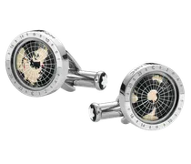 Montblanc 1858 Geosphere Manschettenknöpfe - Edelstahl - MB126164 - Cufflinks