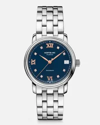 Montblanc Tradition Automatic Date 32 Mm Blau