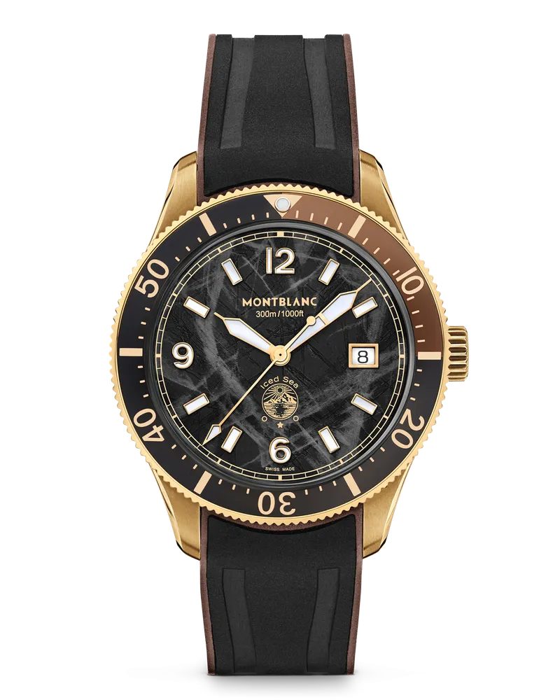 Montblanc Montblanc Iced Sea Automatic Date - Schwarz - Cupro-Aluminium – Aluminium - MB133300 - Uhr Schwarz