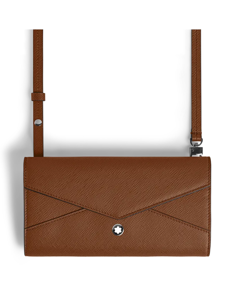Montblanc Sartorial tragbare Continental-Brieftasche - Rehbraun - Leder - MB220343 - Brieftaschen Rehbraun