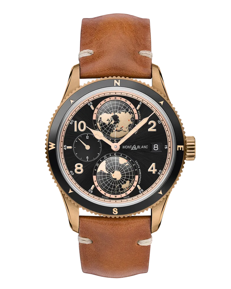 Montblanc Montblanc 1858 Geosphere Limited Edition - 1858 Exemplare - Schwarz - BRONZE, KERAMIK - MB119347 - Uhr Schwarz