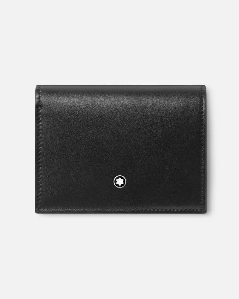 Montblanc Soft Kontinentale Nano-brieftasche - Kompakte Portemonnaies - Schwarz Schwarz