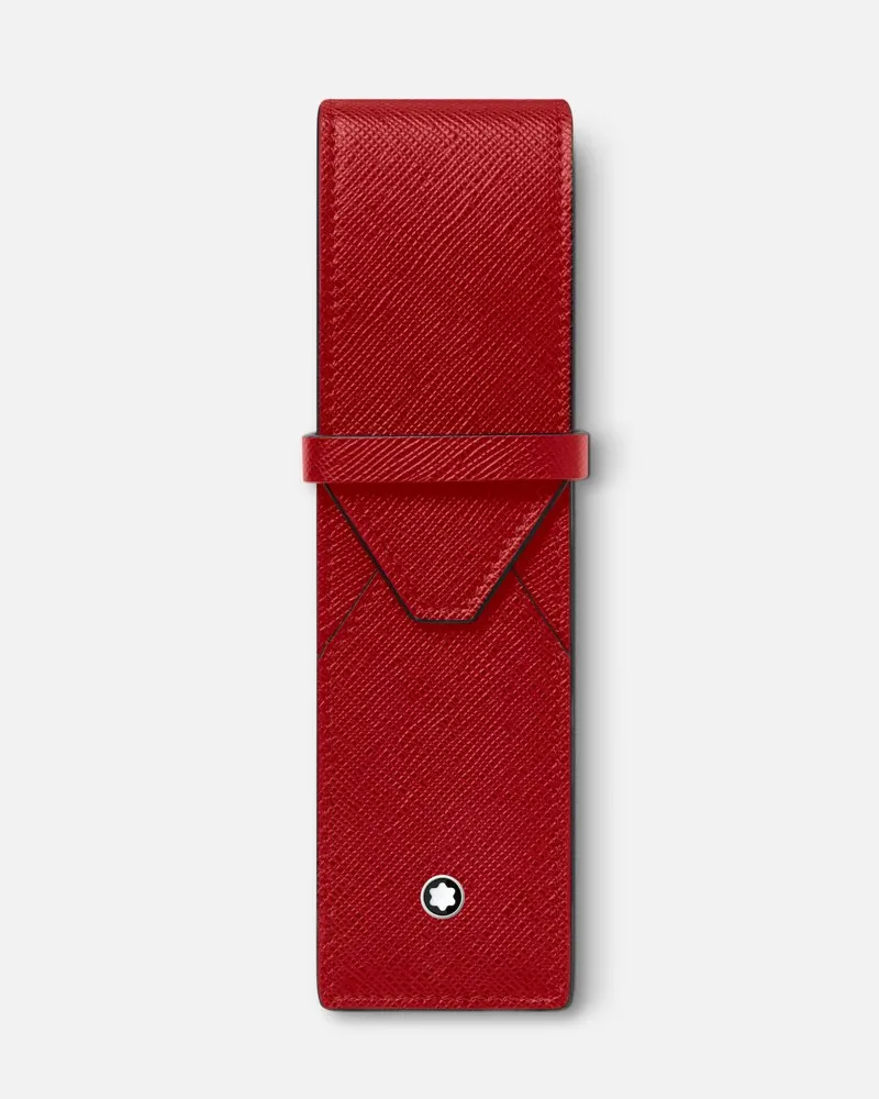 Montblanc Sartorial Etui Für 2 Schreibgerät - Stifteetuis - Rot Rot