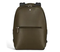 Kleiner Rucksack aus Sartorial Leder - Khaki - Leder - MB221544 - Rucksäcke
