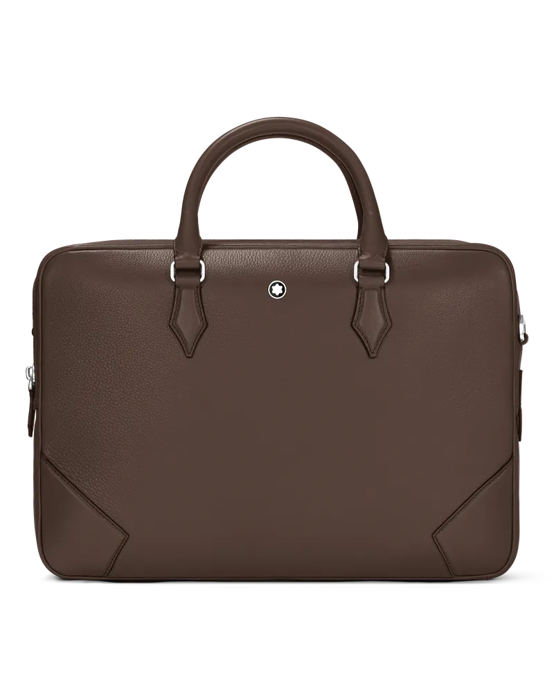 Montblanc Grain Dokumententasche - Braun - Leder - MB198281 - Dokumententaschen Braun