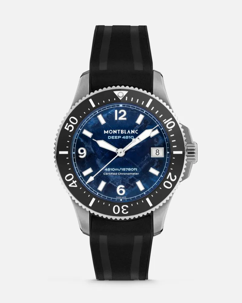Montblanc Montblanc Iced Sea 0 Oxygen Deep 4810 - Armbanduhren - Schwarz Schwarz