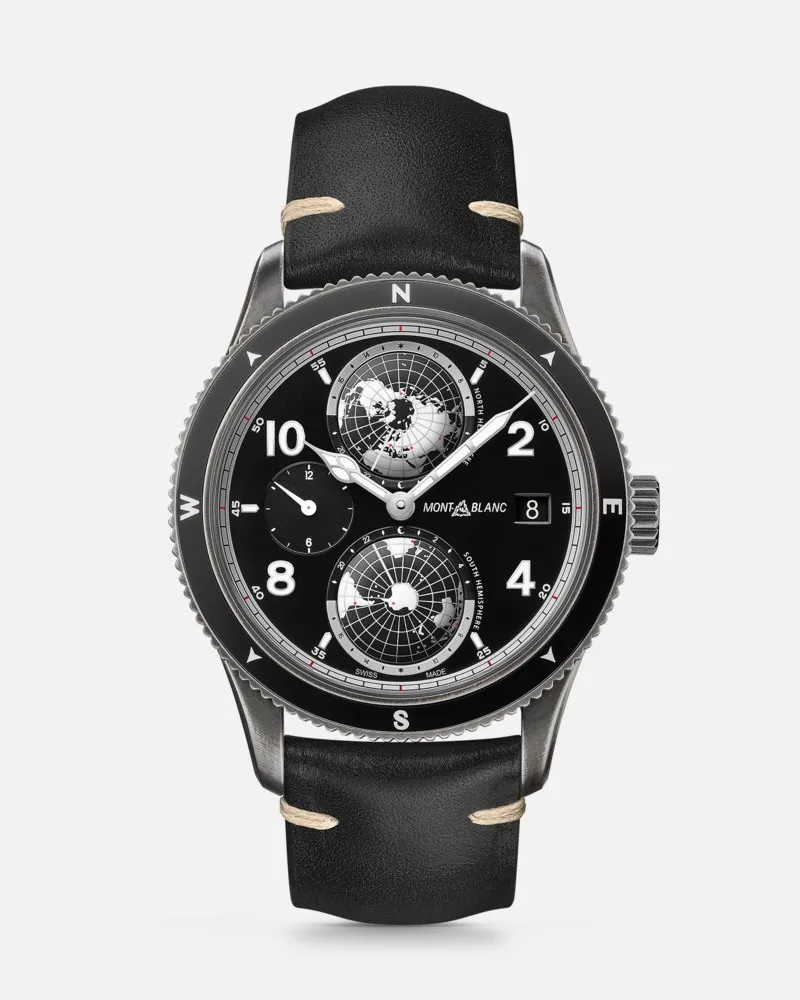 Montblanc Montblanc 1858 Geosphere Ultra-black Limited Edition - 858 Exemplare - Armbanduhren - Schwarz Schwarz