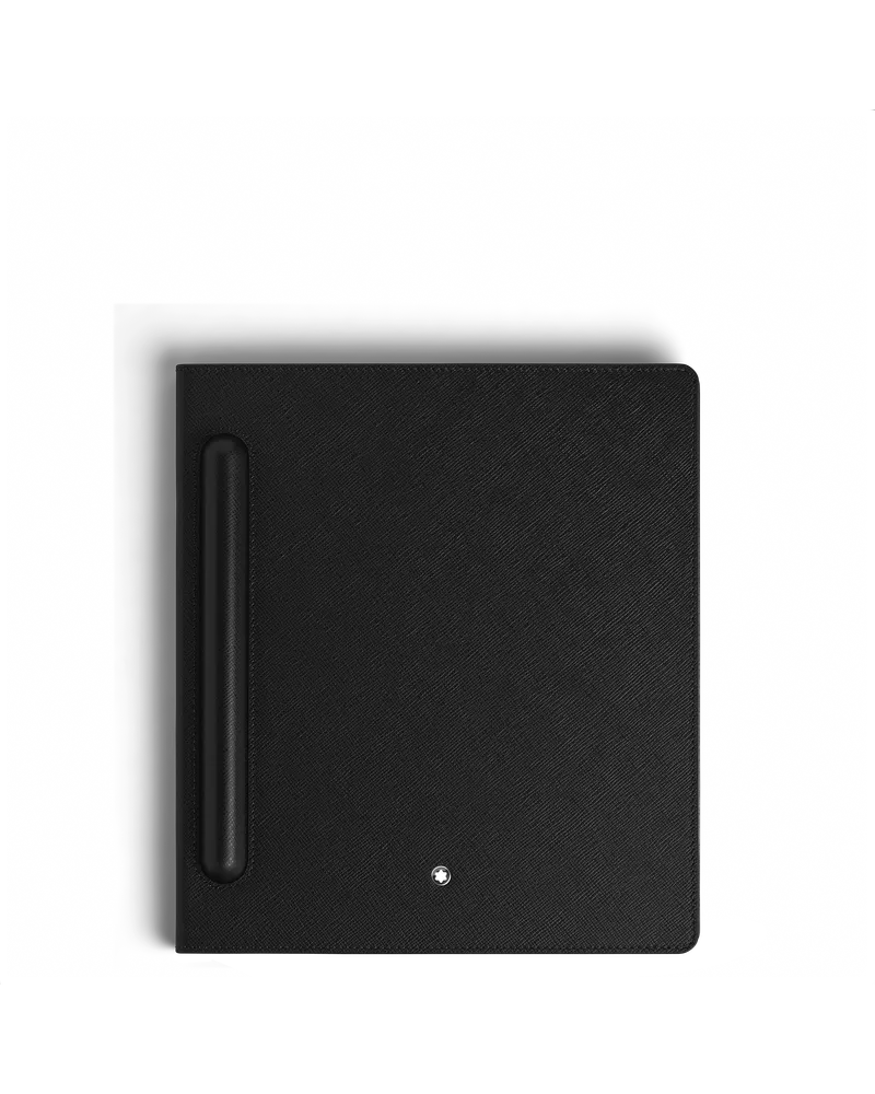 Montblanc Montblanc Digital Paper Folio - Schwarz - Kalbsspaltleder mit Saffianlederprägung - MB135044 - Smart Notepads Accessoires Schwarz