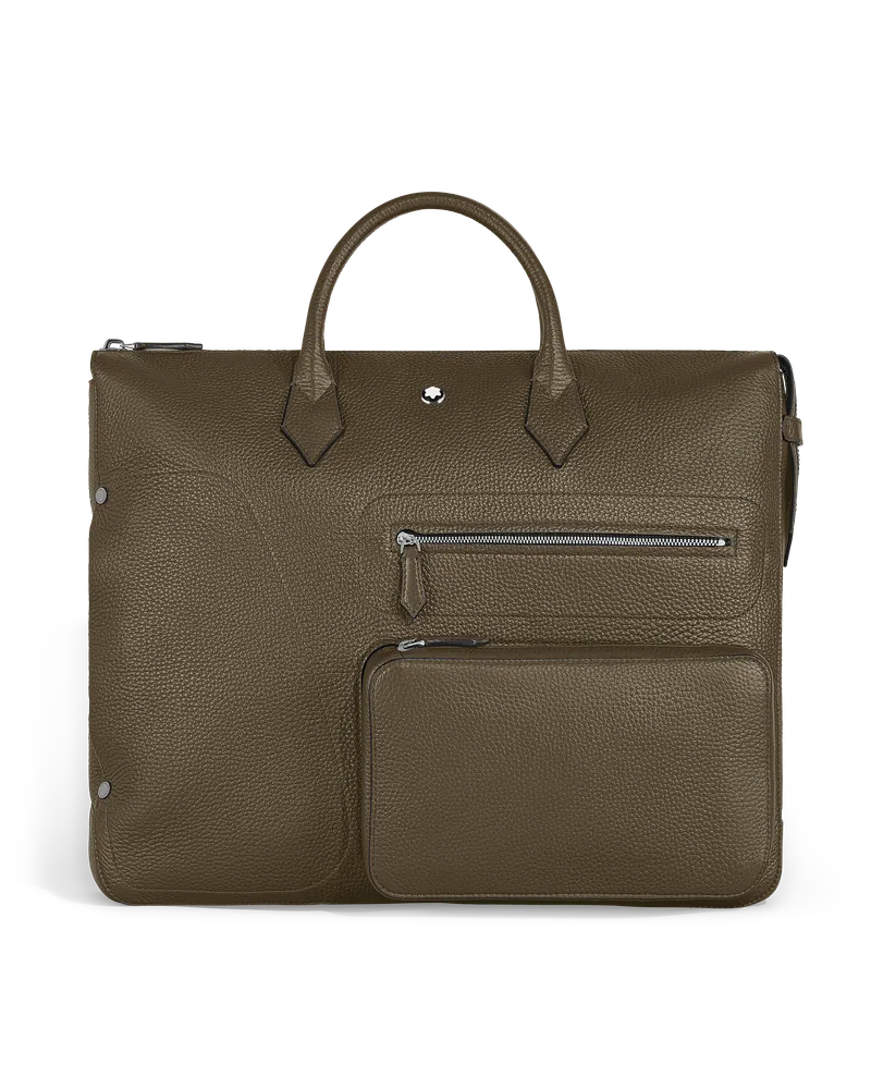 Montblanc Schreibmappe Montblanc Companion Groß - Khaki - Leder - MB220193 - Tragetaschen Khaki