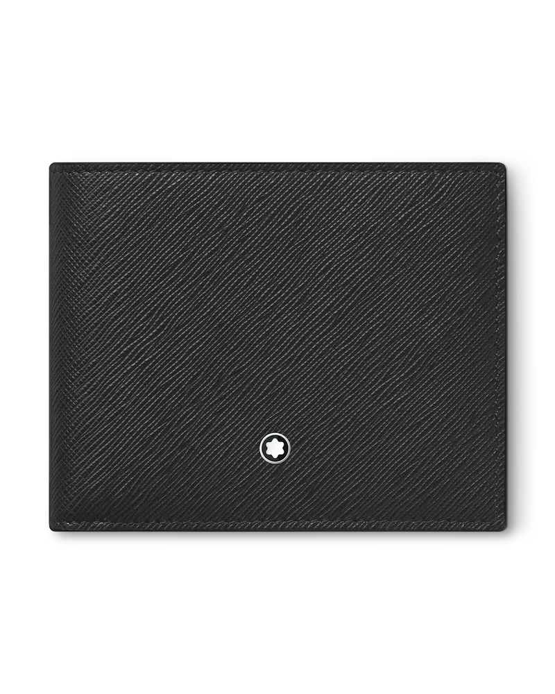 Montblanc Sartorial Brieftasche 6 cc - Schwarz - Leder - MB130315 - Brieftaschen Schwarz