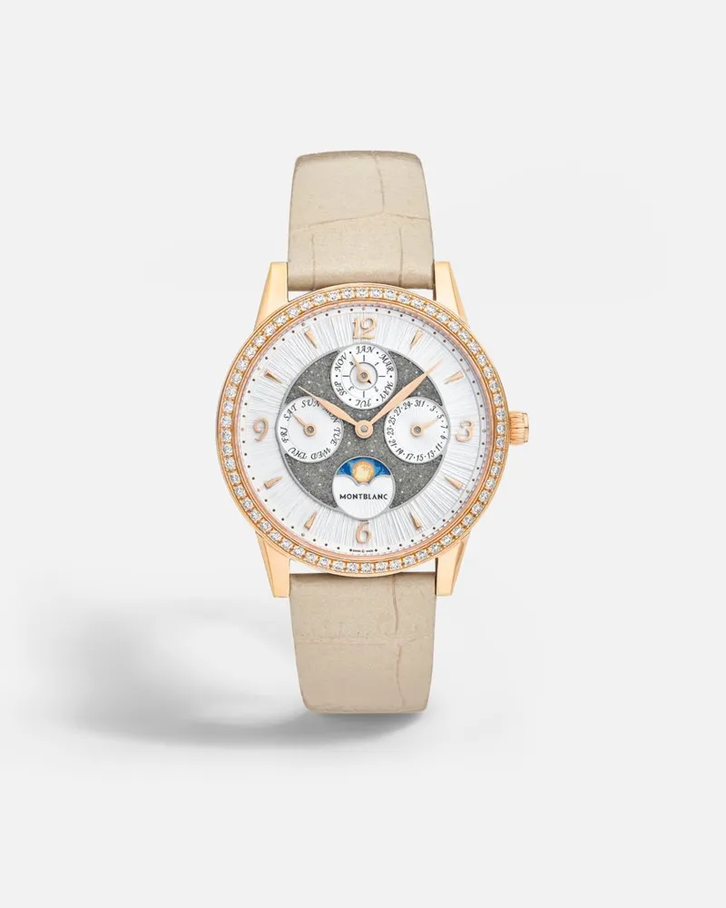 Montblanc Montblanc Bohème Perpetual Calendar 36 mm - Armbanduhren - Weiß Weiß