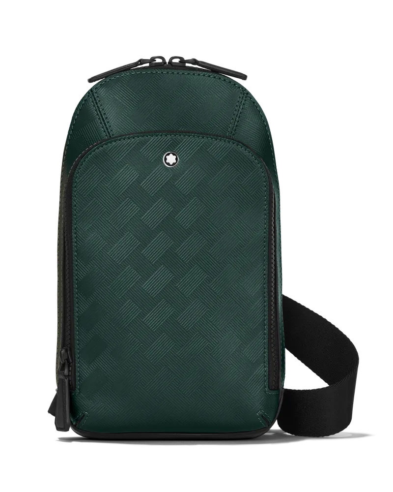 Montblanc Mittelgroße Umhängetasche aus Extreme Leder - British Green - Leder - MB129984 - Sling Bags British
