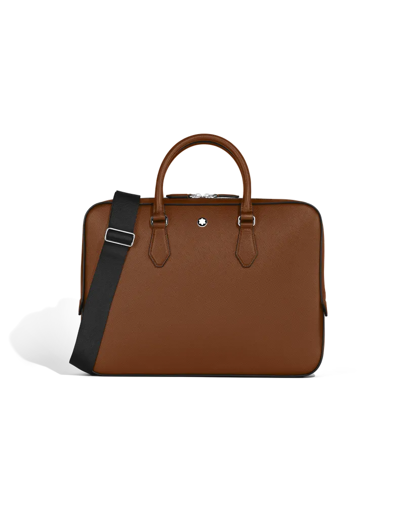 Montblanc Sartorial Dokumententasche schmal - Rehbraun - Leder - MB220334 - Dokumententaschen Rehbraun