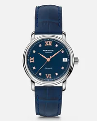 Montblanc Tradition Automatic Date 32 Mm Blau