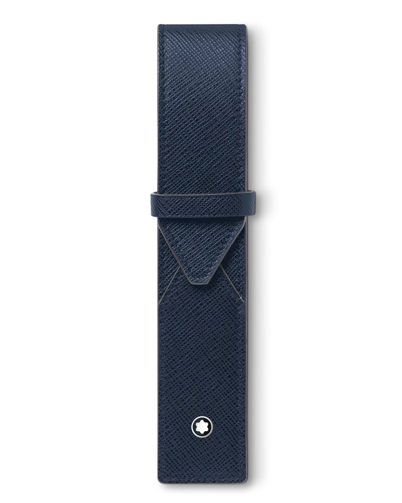 Montblanc Sartorial Etui für 1 Schreibgerät - Tintenblau - MB131740 - Schreibgeräteetuis Tintenblau