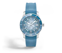Montblanc Iced Sea Automatic Date 0 Oxygen - Hellblau - STAHL, ALUMINIUM - MB134023 - Uhr