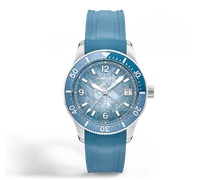Montblanc Iced Sea Automatic Date 0 Oxygen - Hellblau - STAHL, ALUMINIUM - MB134023 - Uhr