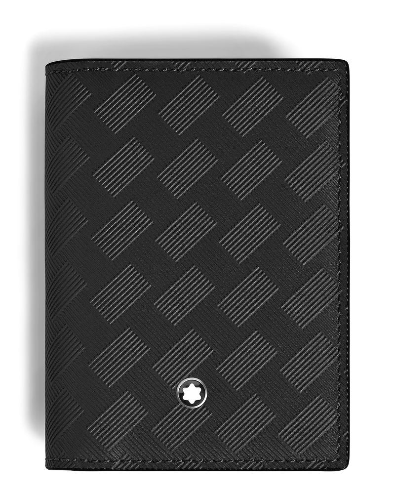 Montblanc Kartenetui 4 cc aus Extreme Leder - Schwarz/Bauxite - Leder - MB223167 - Kartenetuis Schwarz