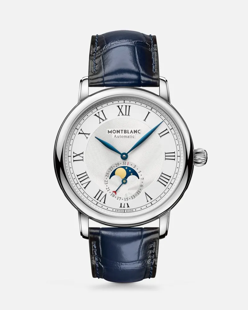 Montblanc Montblanc Star Legacy Moonphase - Armbanduhren - Blau Blau
