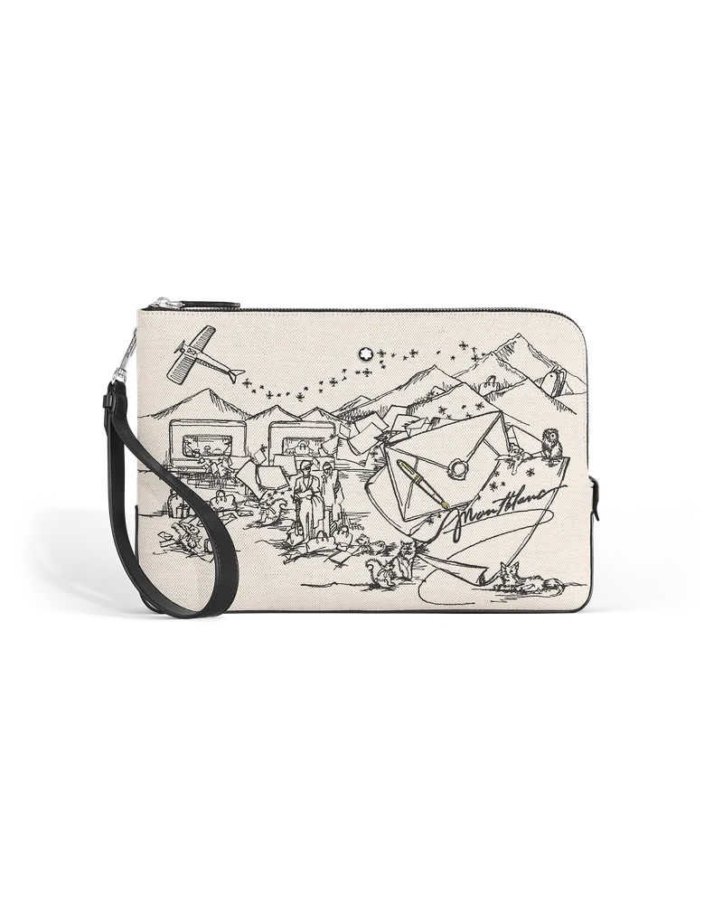 Montblanc Happy Holidays Etui - Elfenbein - Stoff und Leder - MB221237 - Etuis Elfenbein